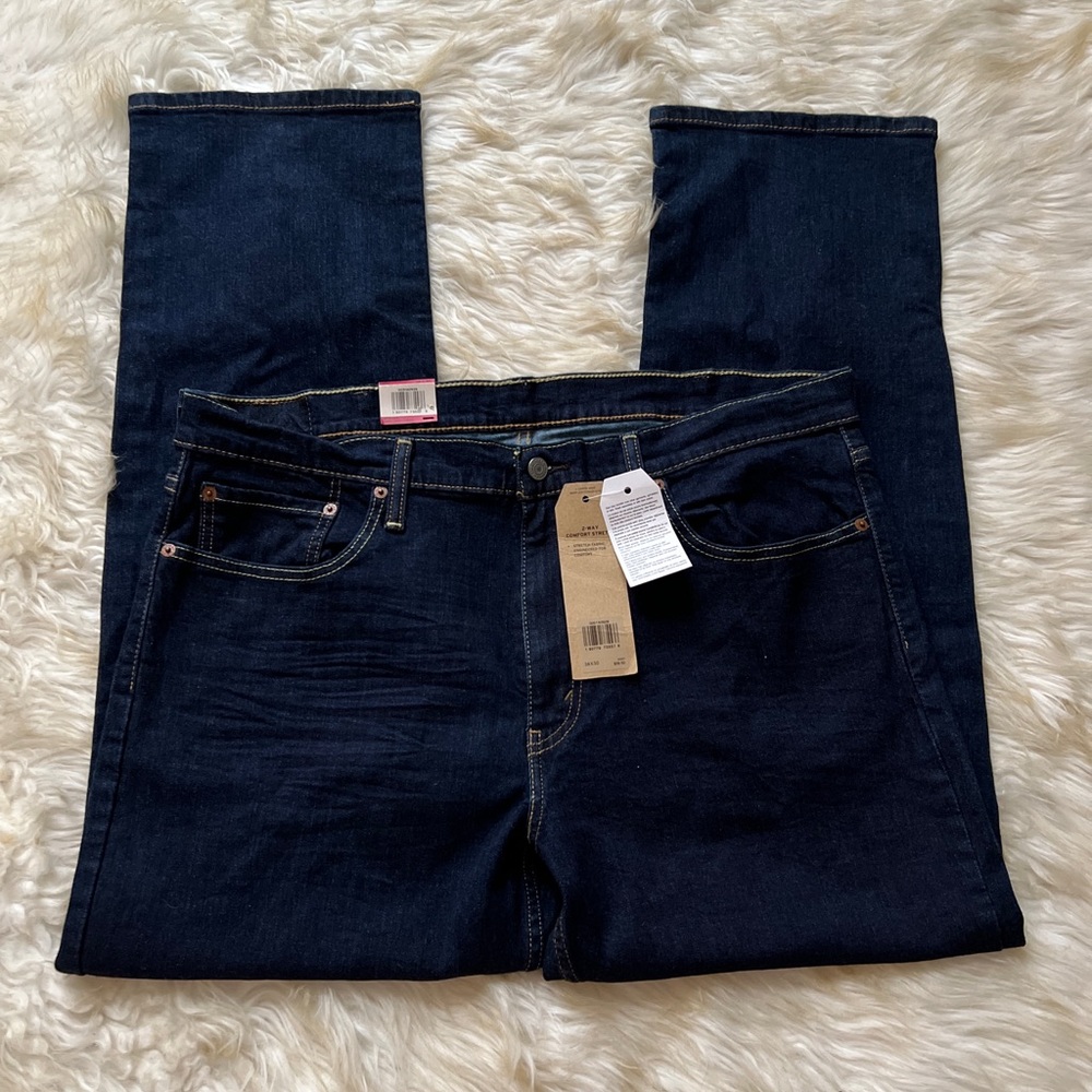 New Men’s Levi’s 514 2 Way Stretch 38 X 30 Denim Jeans